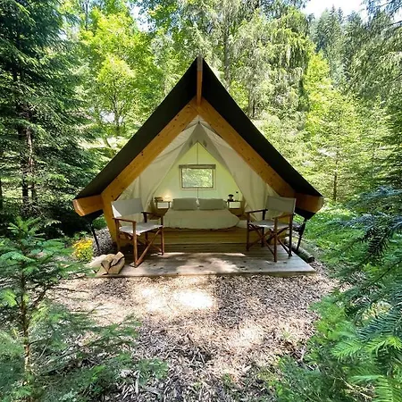 Water Village Rogla A Private Riverside Glamping Tent Luxury tent Oplotnica
