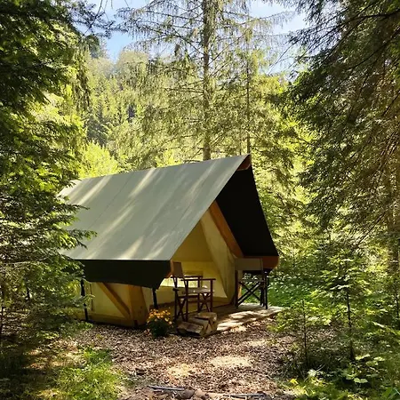 Water Village Rogla A Private Riverside Glamping Tent Luxury tent Oplotnica