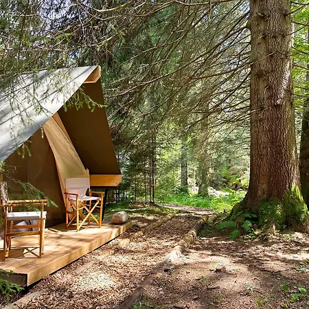 Luxury tent Water Village Rogla A Private Riverside Glamping Tent