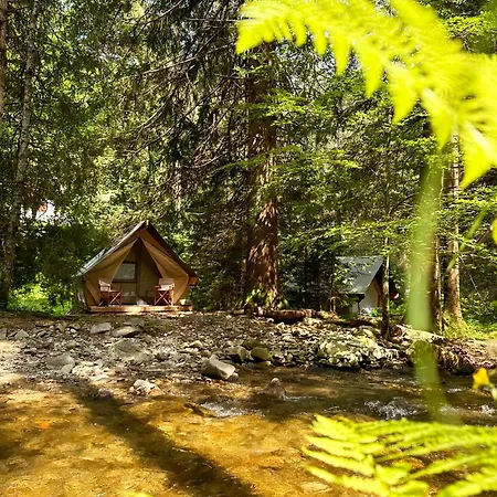 Water Village Rogla A Private Riverside Glamping Tent Oplotnica