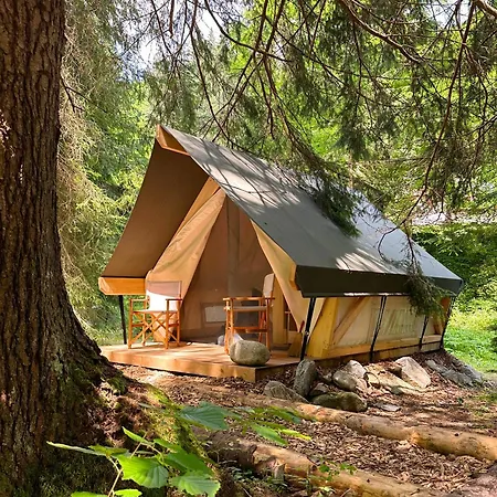 Luxury tent Water Village Rogla A Private Riverside Glamping Tent *