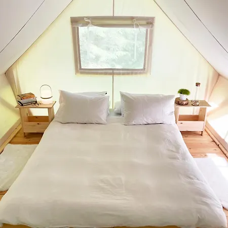 Luxury tent Water Village Rogla A Private Riverside Glamping Tent
