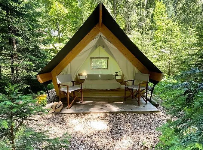 Glamping Tent Water Village Rogla ラグジュアリーテント Oplotnica